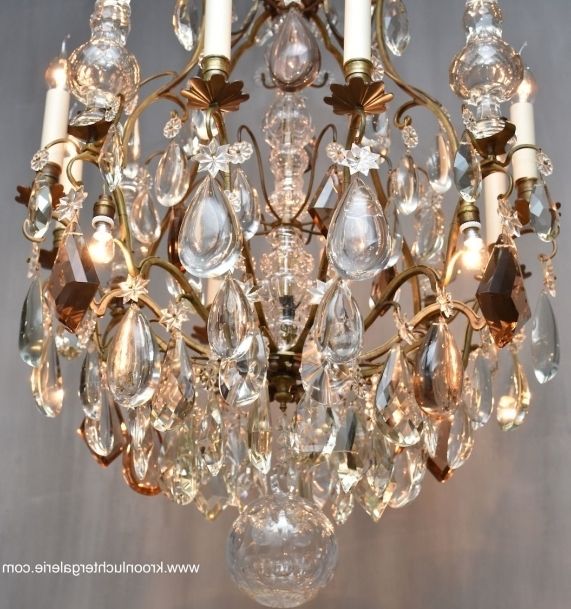 French Chandelier In The Style Of Louis Xv 'lustre Cage' Ref (View 10 of 10)
