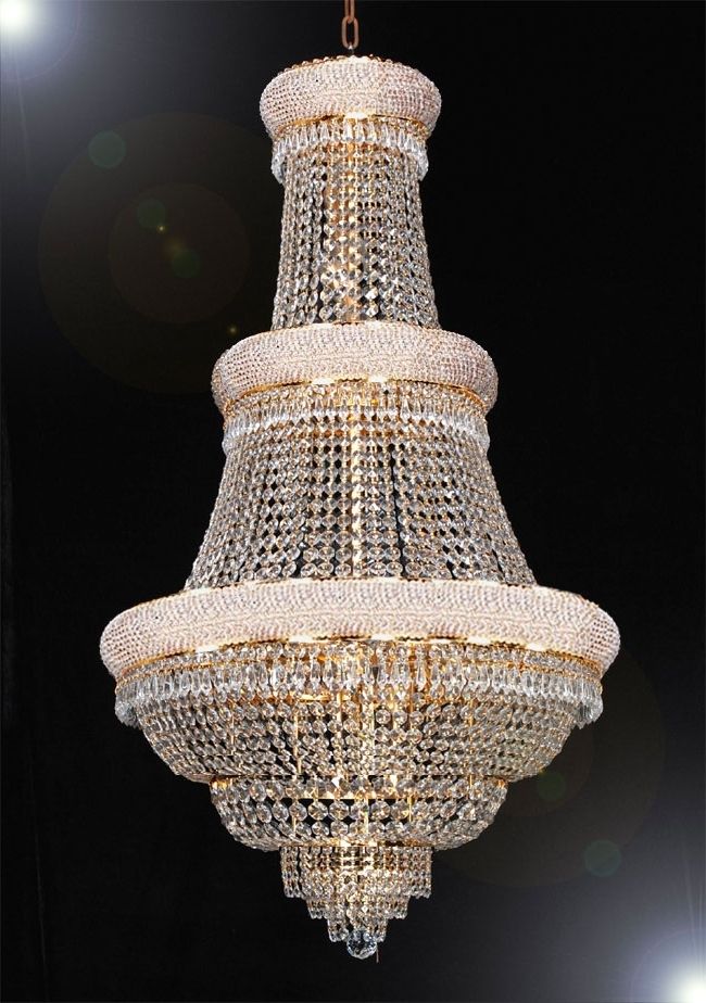 Giant Chandeliers Within Preferred Large Chandeliers – Large Crystal Chandeliers (View 1 of 10)