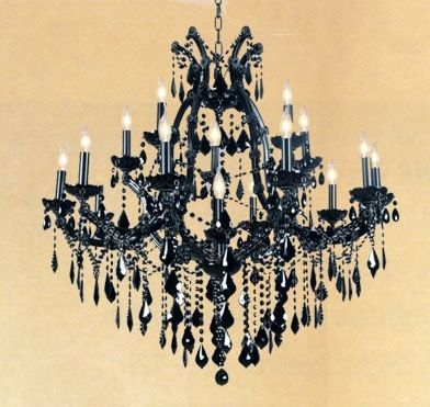 Large Black Chandelier Throughout Most Recently Released Maria Theresa Large Black Chandelier (View 5 of 10)