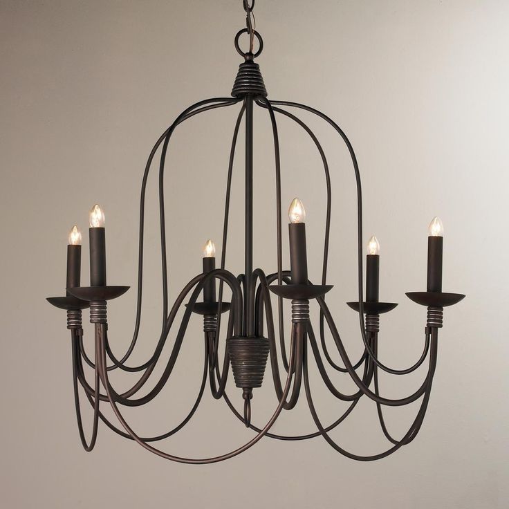 Large Bronze Chandelier With Regard To Well Liked Stylish Bronze Chandelier Lighting Hampton Bay 5 Light Oil Rubbed (View 6 of 10)