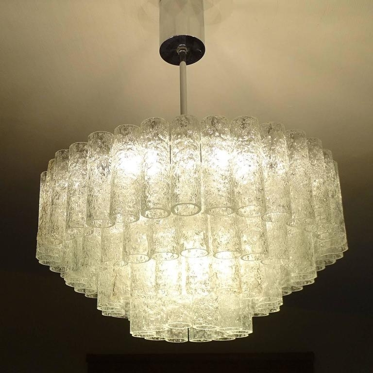 Large Doria Murano Glass Chandelier For Sale At 1stdibs For Fashionable Large Glass Chandelier (Photo 10 of 10)