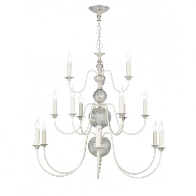 Featured Photo of Top 10 of Large Cream Chandelier