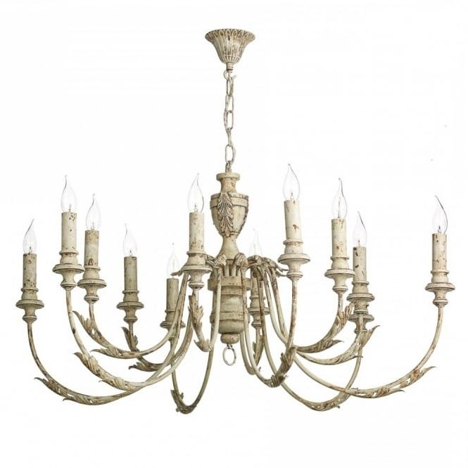 Large Vintage French Style Chandelier Light Fitting (View 1 of 10)