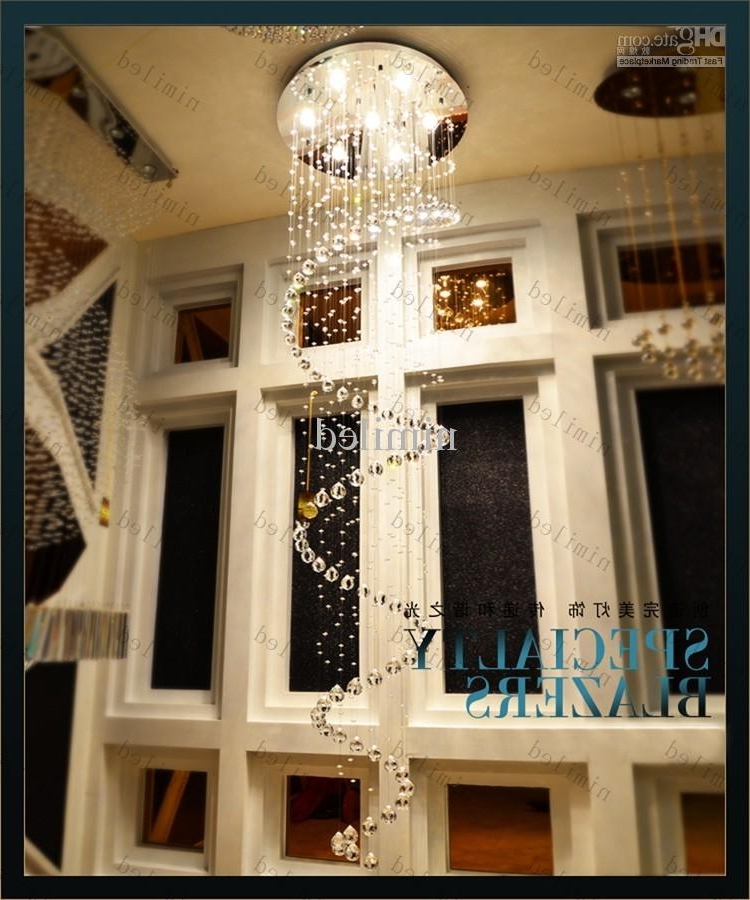 Latest Hallway Chandeliers Regarding Nimi106 D22/d35/d55/d65/d80 K9 Crystal Chandelier Pendant Droplight (Photo 3 of 10)