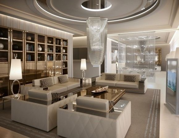 Luxury Designer Italian Chandeliers – Modern – Living Room – New Inside Trendy Modern Italian Chandeliers (View 10 of 10)