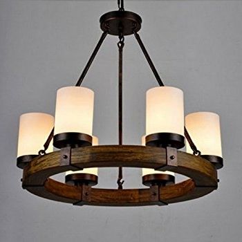 Most Popular Lightinthebox Vintage Old Wood Wooden Chandeliers Painting Finish For Wooden Chandeliers (View 1 of 10)