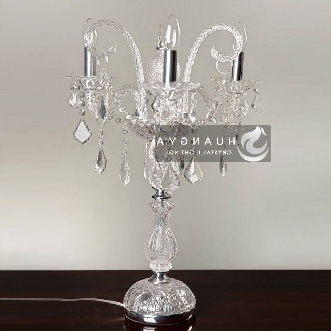 Most Recent Crystal Table Chandeliers For Crystal Chandelier Table Lamp – Jeffreypeak (View 7 of 10)