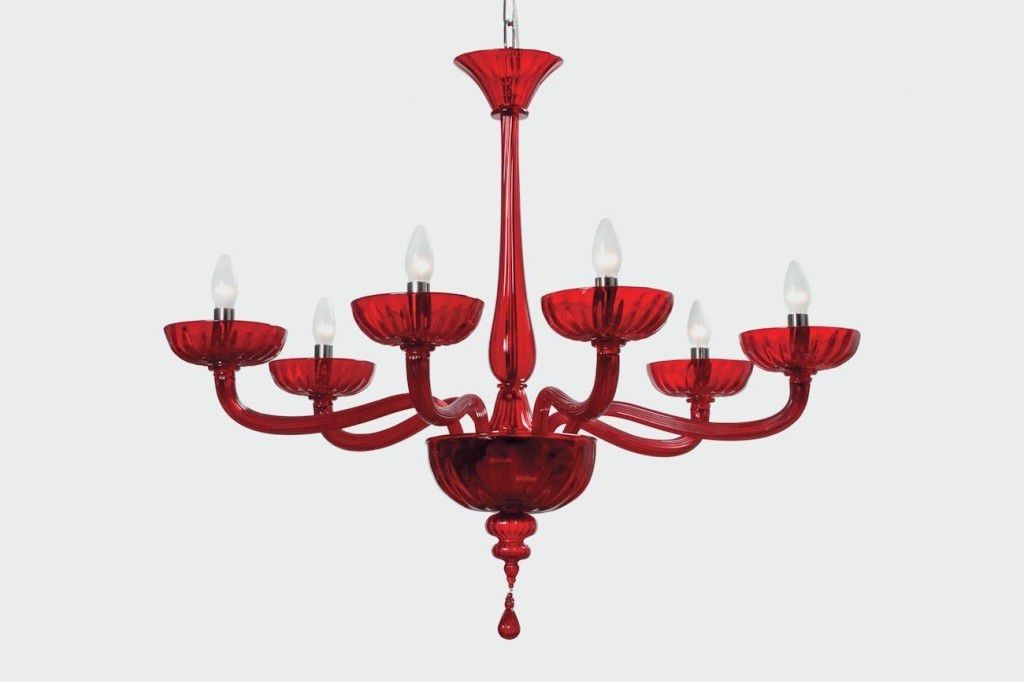 Most Recently Released Murano Glass Red Chandelier Editonline Intended For Brilliant Within Small Red Chandelier (View 10 of 10)