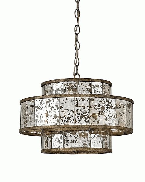 Most Up To Date Mirrored Chandelier Within Metallic Mirrored Chandelier – Small – The Designer Insider (View 3 of 10)