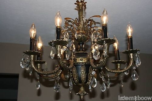 Most Up To Date Vintage Brass Chandeliers With Regard To Home Design : Graceful Antique Brass Chandeliers Vintage Chandelier (View 5 of 10)