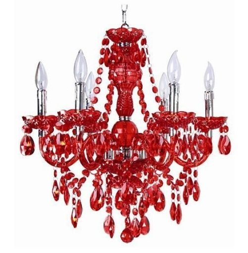 Newest Small Red Chandelier – Thejots For Small Red Chandelier (View 5 of 10)