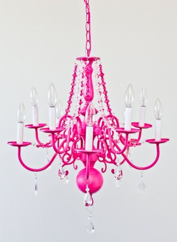 Newest Turquoise And Pink Chandeliers With Regard To Victorian Mod Custom Chandeliers In Any Colorcustompayge (View 1 of 10)
