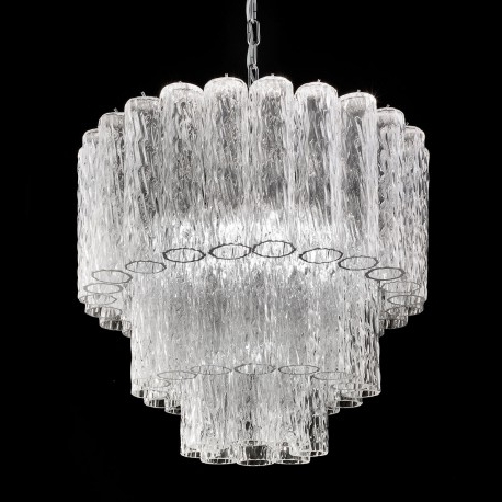 Popular Tronchi" Murano Glass Chandelier – Murano Glass Chandeliers In Glass Chandeliers (Photo 1 of 10)