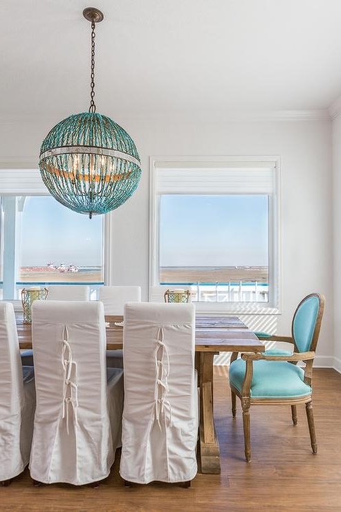 Preferred Currey And Company Alberto Orb Chandelier – Cottage – Dining Room Within Turquoise Orb Chandeliers (Photo 1 of 10)