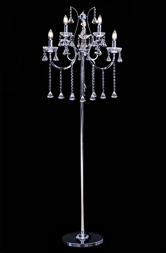 Recent Black Chandelier Standing Lamp – Chandelier Designs For Black Chandelier Standing Lamps (View 9 of 10)