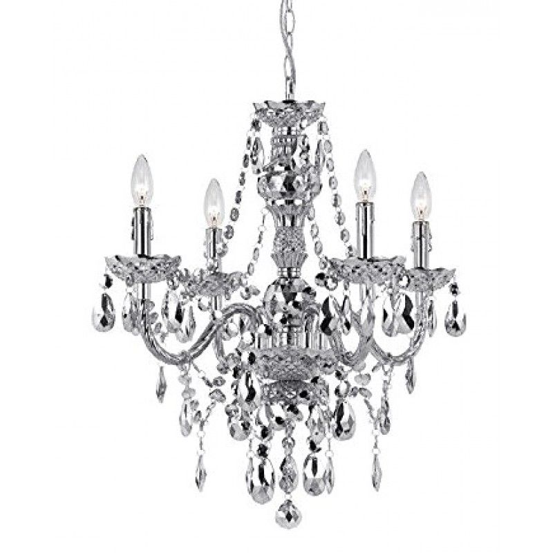 Silver Chandeliers Regarding Fashionable How To Make Home Romantic And Loveable Using Silver Chandelier (View 1 of 10)
