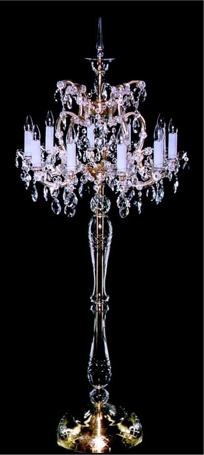 Standing Chandeliers Pertaining To Widely Used Standing Chandelier Floor Lamp – Chandelier Designs (View 10 of 10)
