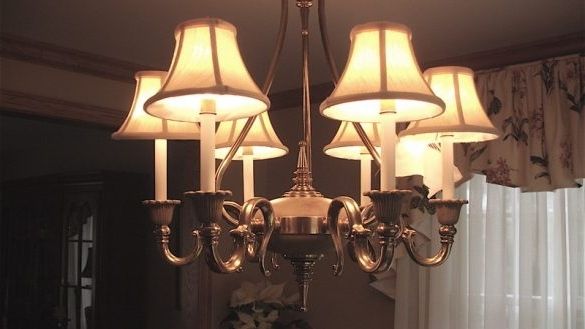 Traditional Elegant Chandelier Lamp Shades The Attractive Types Of Intended For Well Known Lampshade Chandeliers (View 4 of 10)