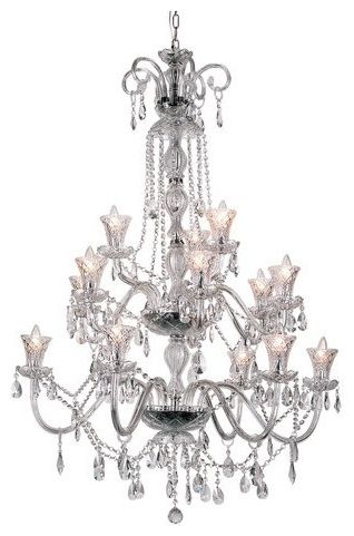 Trans Globe Lighting – Trans Globe Lighting Hx 15 15 Light 3 Tier With Most Up To Date 3 Tier Crystal Chandelier (View 7 of 10)