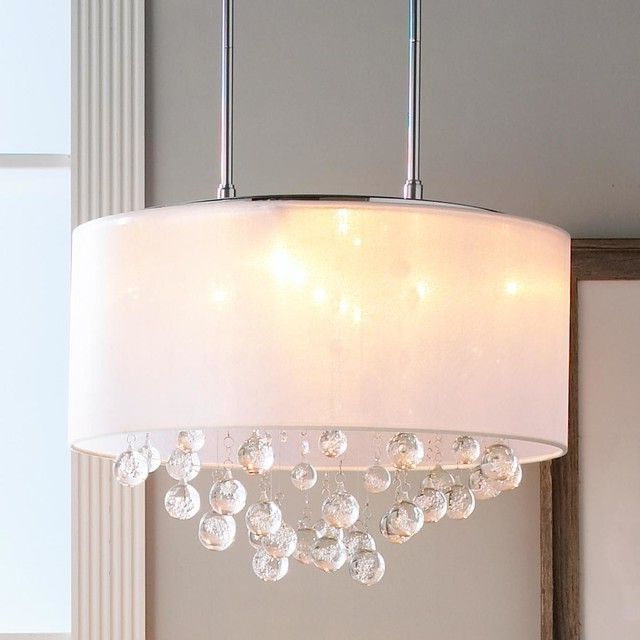 Trendy Crystal Ceiling Light Shades (View 4 of 10)