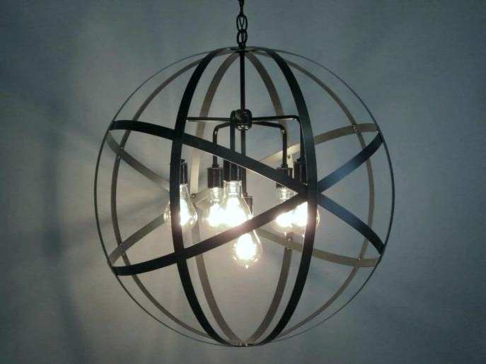 Trendy Metal Ball Chandelier Metal Orb Chandelier Metal Ball Candle In Metal Ball Candle Chandeliers (View 5 of 10)