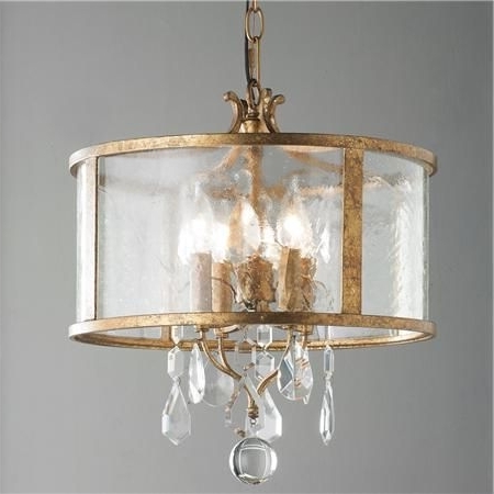 Vintage Modern Crystal Mini Chandelier (Photo 9 of 10)