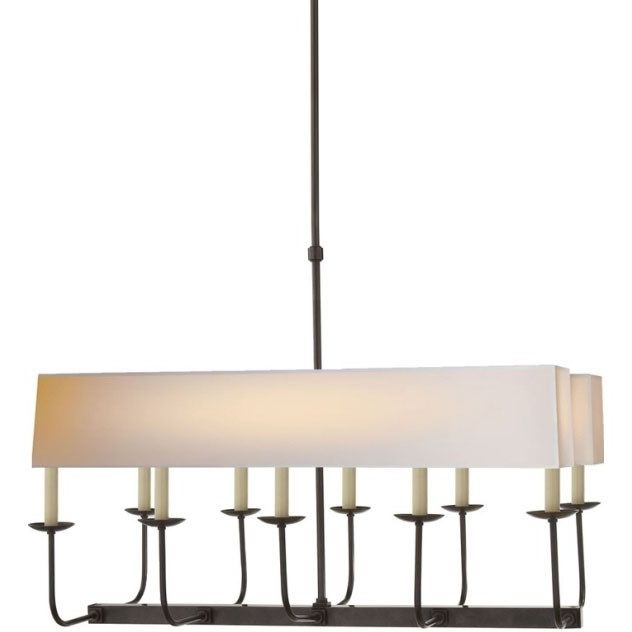 Visual Comfort Sl5863bz Np2 Studio Sandy Chapman 10 Light Linear With Regard To Newest Branched Chandelier (View 4 of 10)
