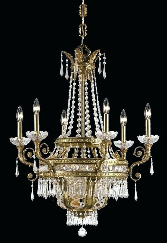 Well Known Crystal And Brass Chandelier Throughout Brass Chandelier Ebay As Well As Full Image For Brass And Crystal (View 1 of 10)