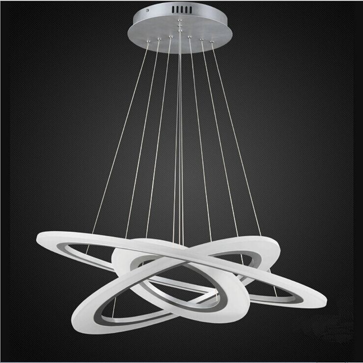 Well Known Rings Of Jupiter Modern Led Chandelier (View 6 of 10)