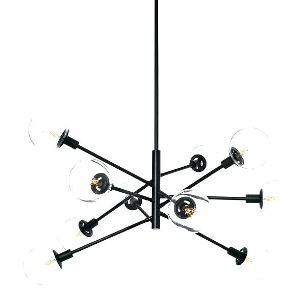 Featured Photo of 10 Best Ideas Black Contemporary Chandelier