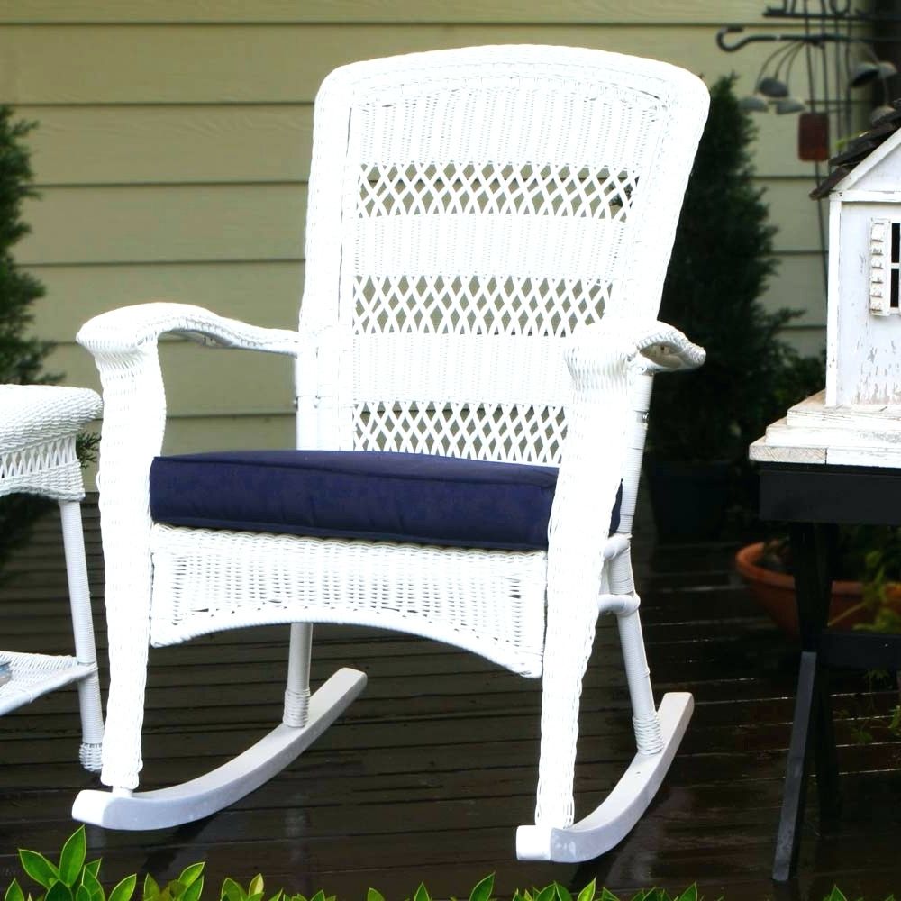 All Weather Patio Rocking Chairs With Widely Used Patio Ideas ~ Tortuga Outdoor Wicker Rocking Chair Outdoor Patio (View 6 of 15)