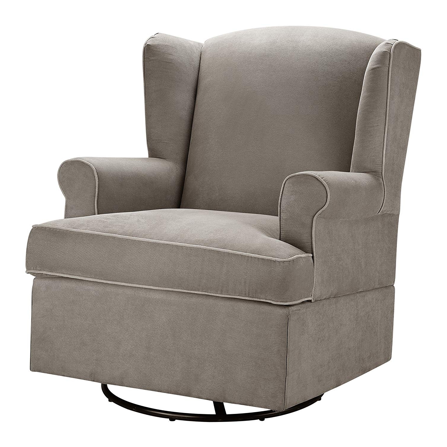 Amazon: Baby Relax Swivel Glider, Dark Taupe: Baby For Current Swivel Rocking Chairs (Photo 4 of 15)