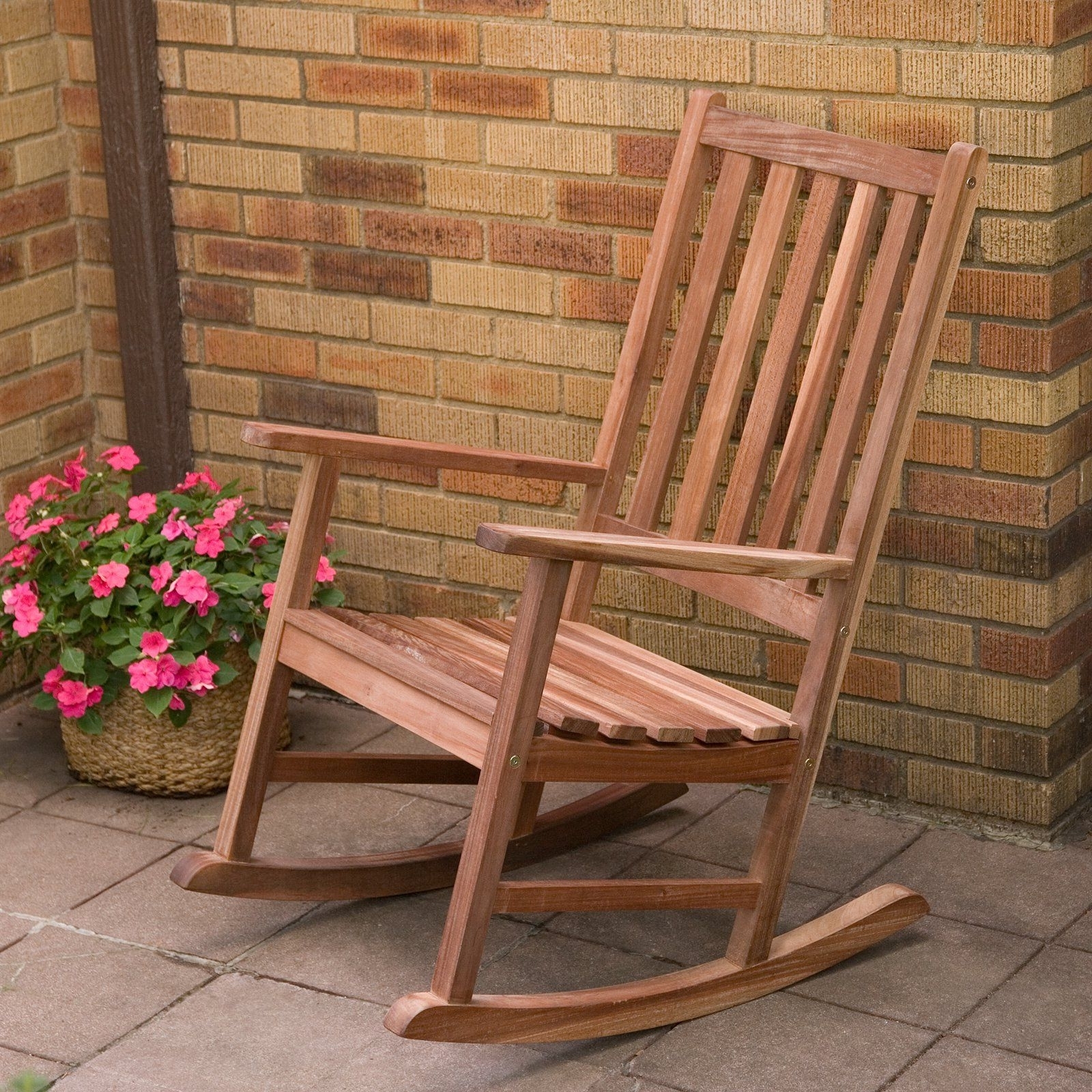 Brown Wicker Patio Rocking Chairs Throughout Famous Livingroom : Patio Rocking Chairs Outdoor Rockers Canada Remarkable (View 8 of 15)