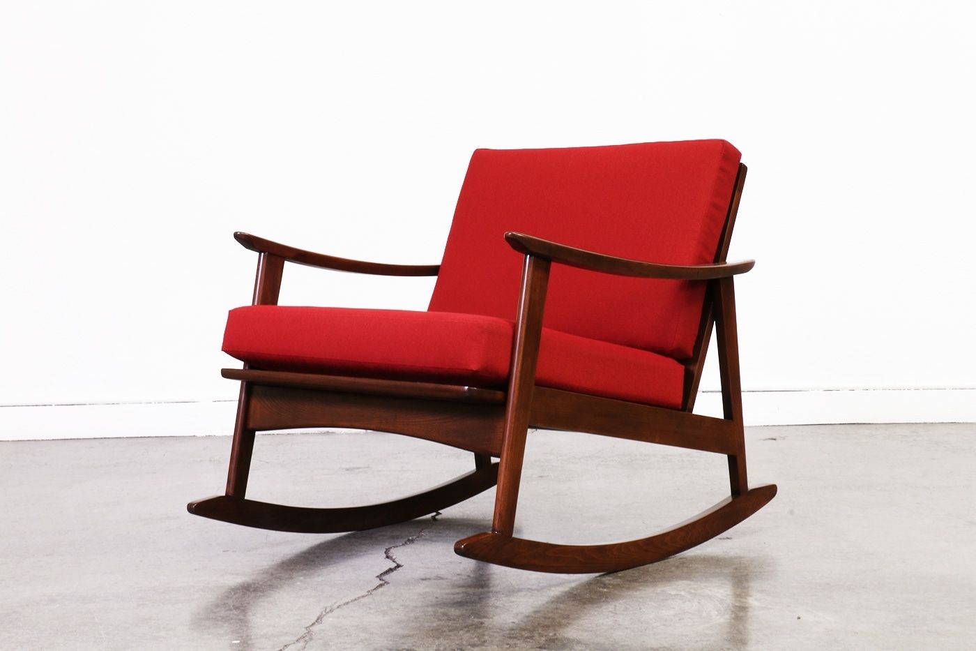 Famous Mid Century Modern Rocking Chair Vintage Supply Store Hans Wegner Throughout Vintage Outdoor Rocking Chairs (Photo 10 of 15)