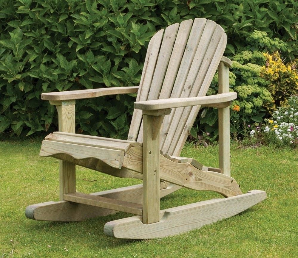 Famous Rocking Chairs For Garden Pertaining To Zest Lily Rocking Chair – Gardensite.co.uk (Photo 1 of 15)