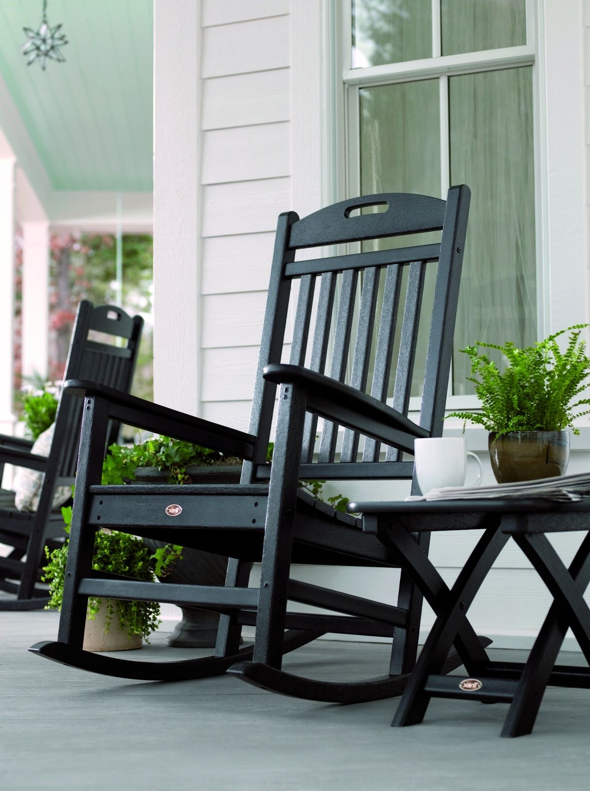 Favorite Great Black Oak Woods Rocking Chairs Rustic Models With Small Inside Vintage Outdoor Rocking Chairs (Photo 7 of 15)