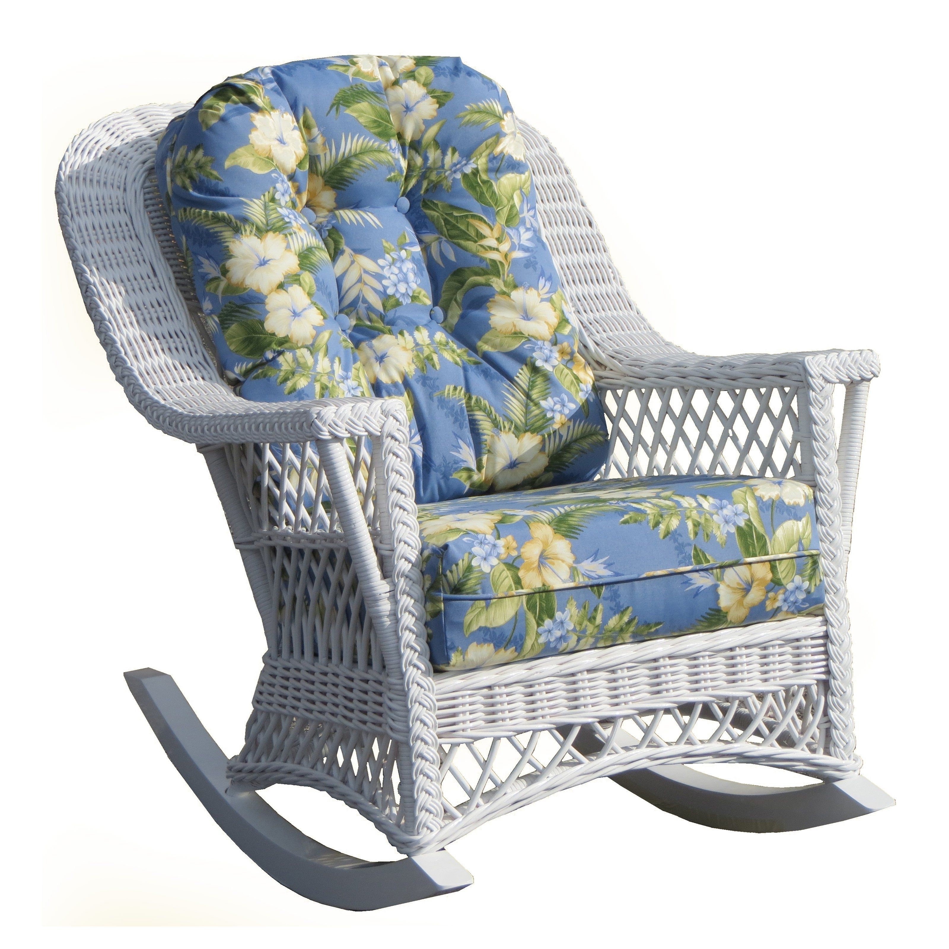 Hayneedle Pertaining To Wicker Rocking Chairs With Cushions (View 6 of 15)