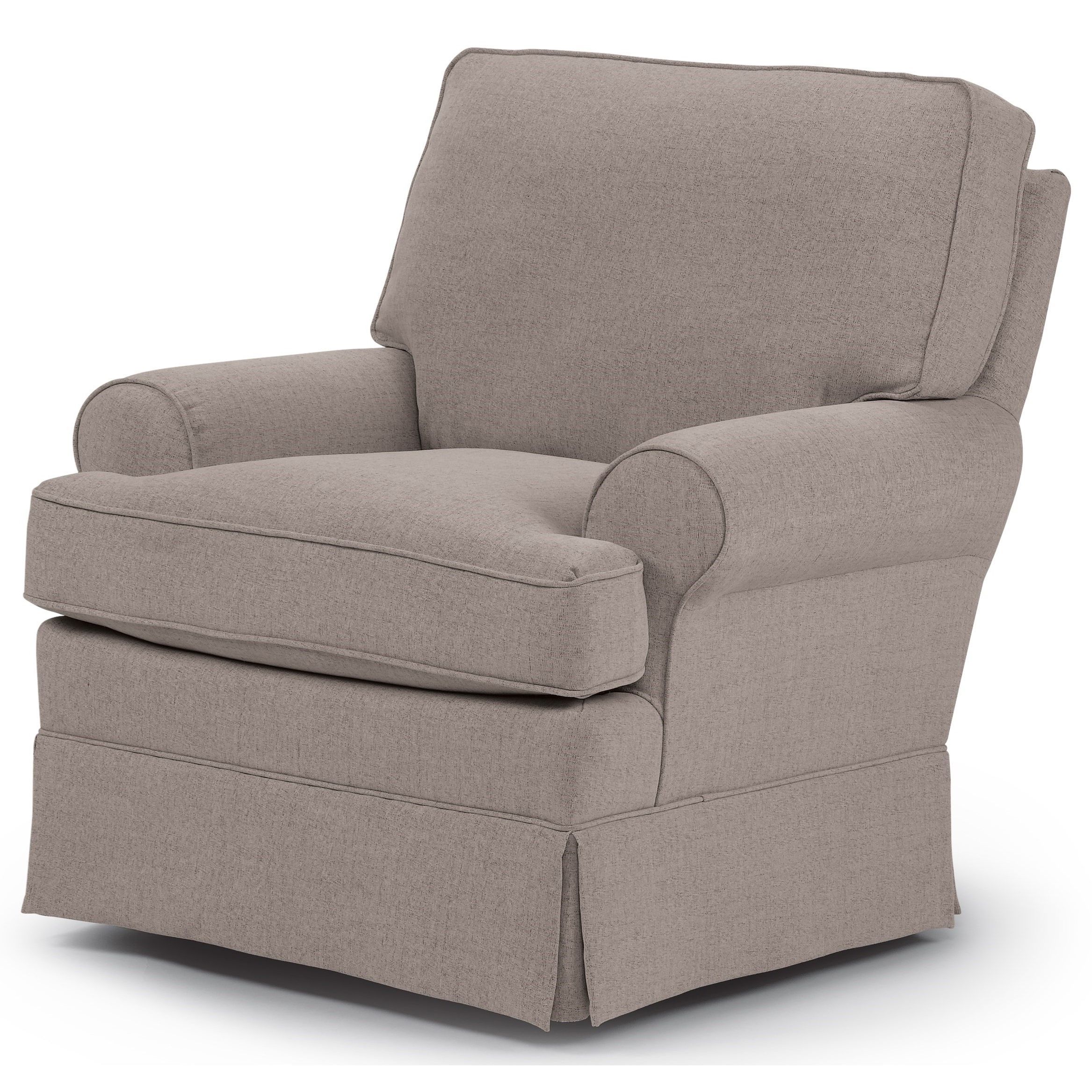 Most Current Best Home Furnishings Swivel Glide Chairs 1577 Quinn Swivel Glider Throughout Swivel Rocking Chairs (Photo 1 of 15)