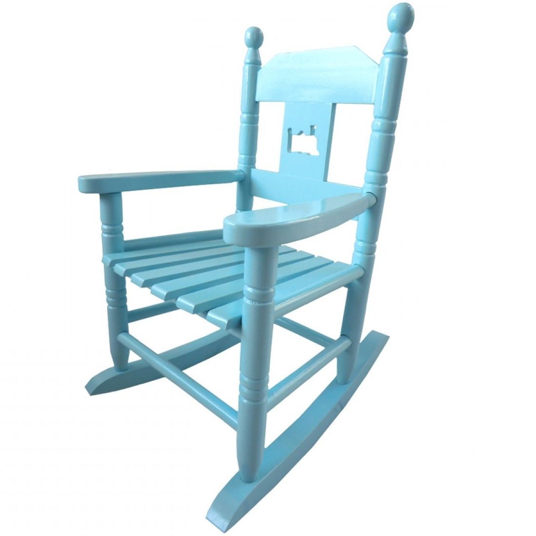 Most Current Xl Rocking Chairs Within Blue Childs Rocking Chair (View 15 of 15)