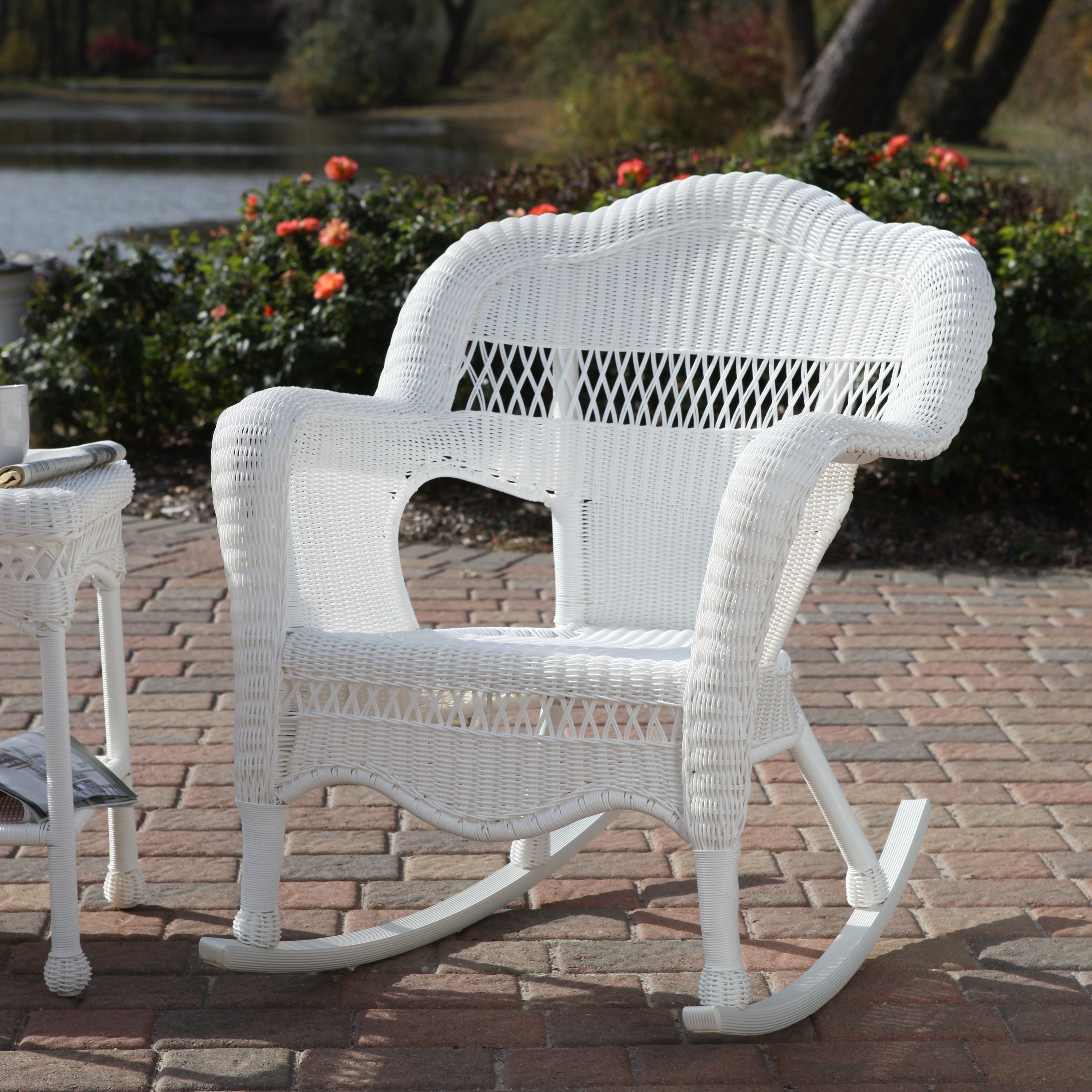 Most Popular Sahara All Weather Wicker Rocking Chair (View 7 of 15)