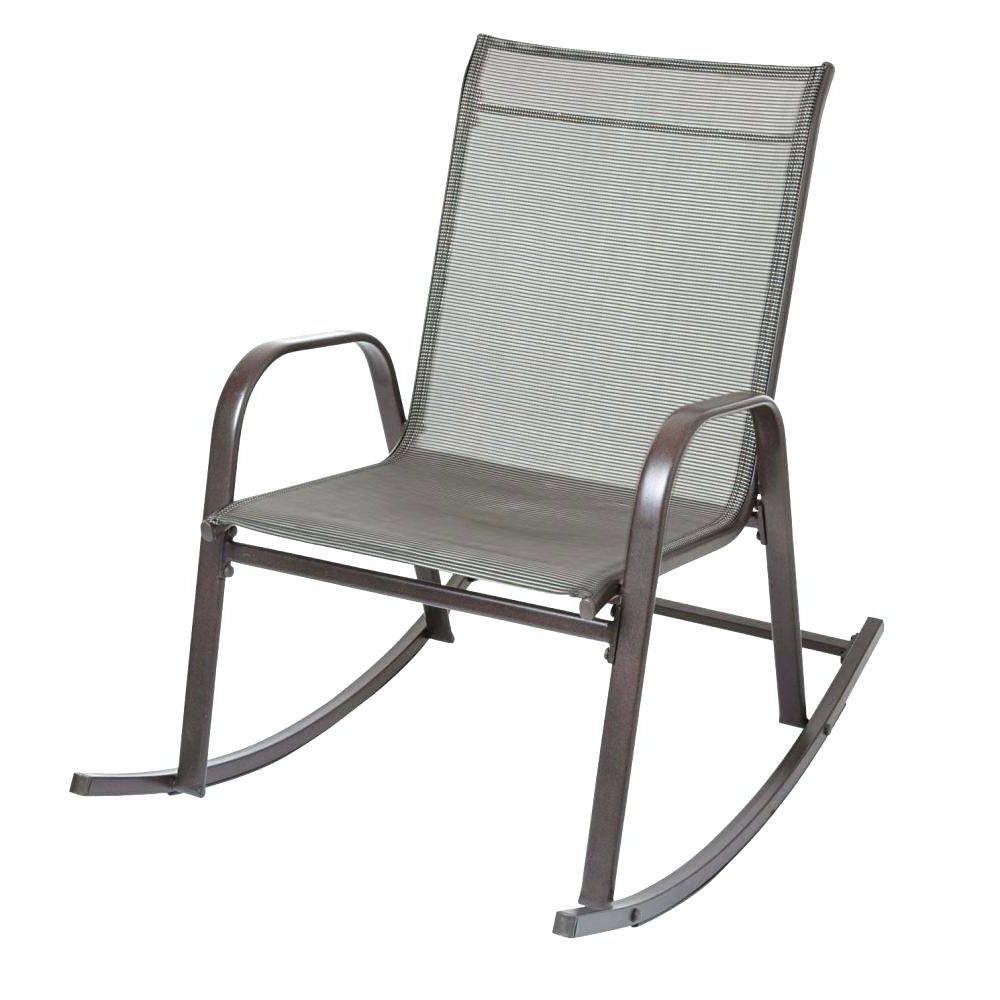 Most Recent Rocking Folding Lawn Chair Furniture Patio Chairs In A Bag Regarding Rocking Chairs For Patio (View 11 of 15)