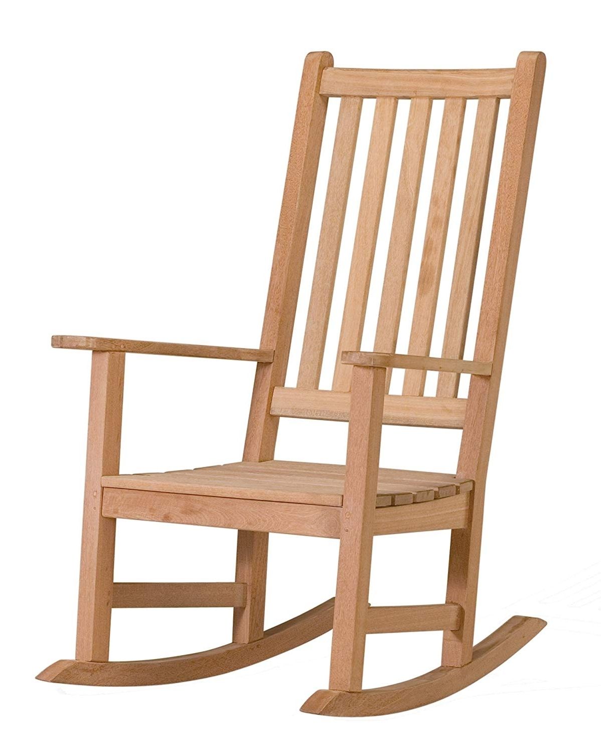 Most Up To Date Amazon : Oxford Garden Franklin Shorea Rocking Chair : Patio Within Inexpensive Patio Rocking Chairs (View 7 of 15)