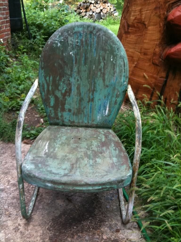 Popular Outdoor Metal Rocking Chair For Your Mid Century Modern With Within Vintage Metal Rocking Patio Chairs (Photo 14 of 15)