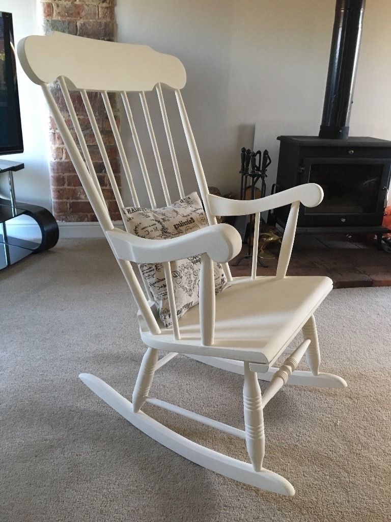 Popular Upcycled Rocking Chair (Photo 1 of 15)