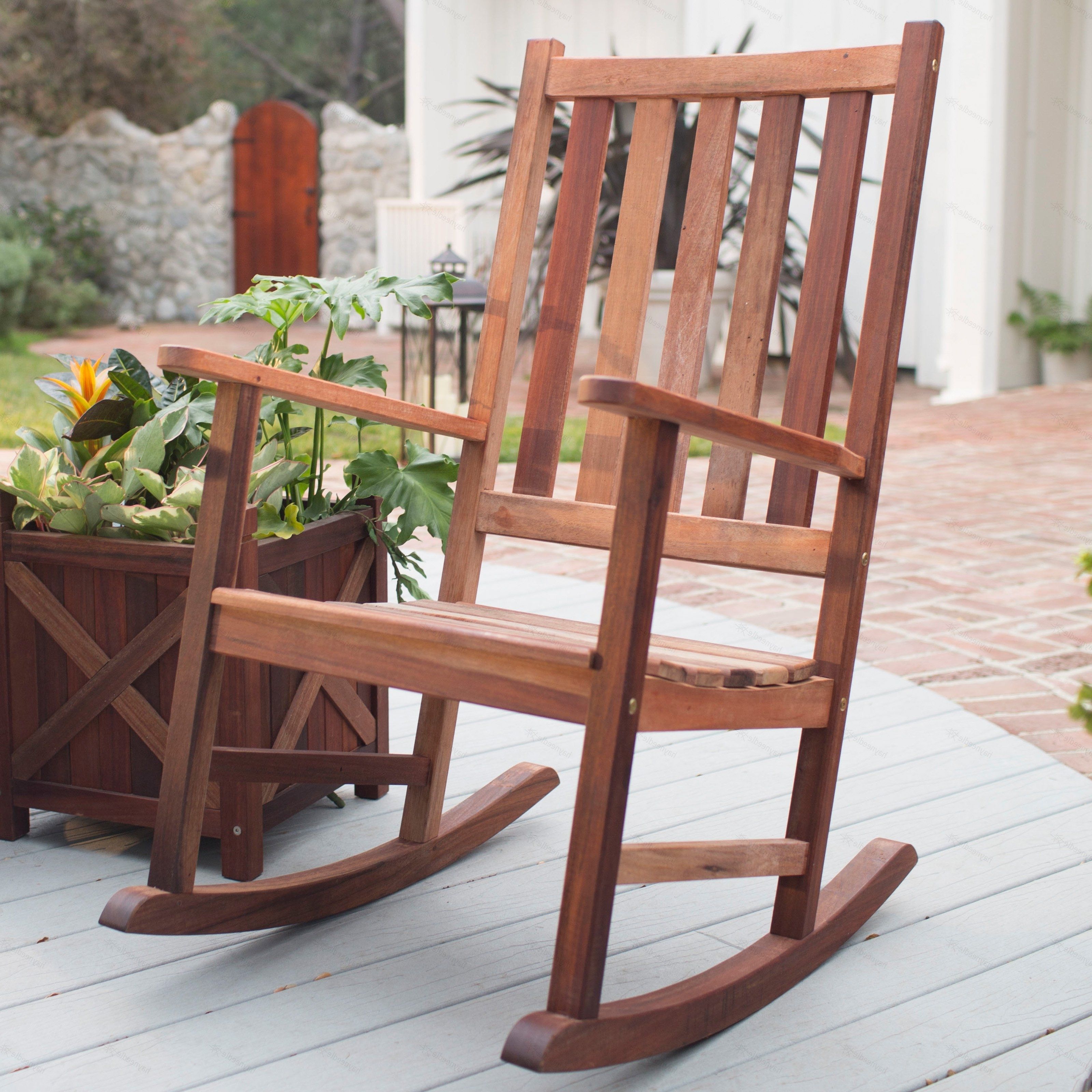 Rocking Chairs For Outdoors Throughout Well Liked Enjoy A Comfortable Swing With Rocking Chair – Bellissimainteriors (Photo 11 of 15)