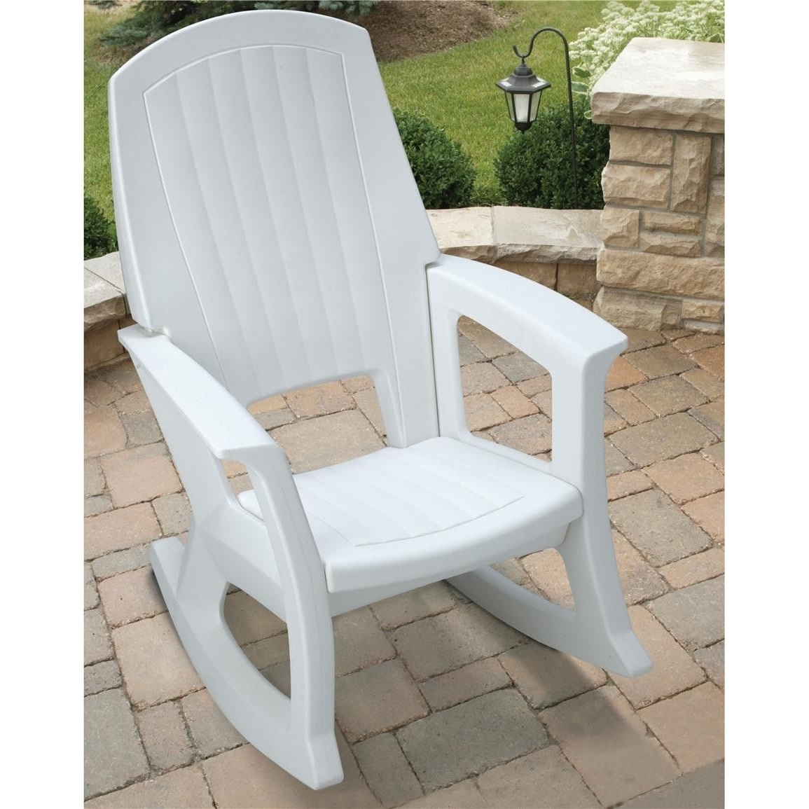 Featured Photo of 15 Best Collection of White Resin Patio Rocking Chairs