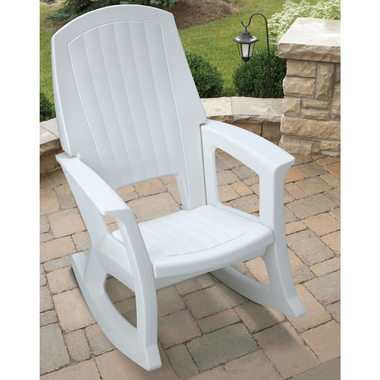 Featured Photo of 2024 Latest Outdoor Vinyl Rocking Chairs