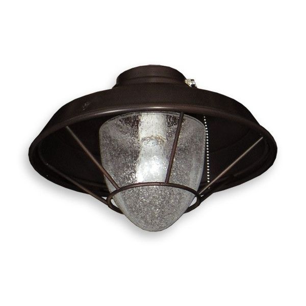 155 Indoor/outdoor Ceiling Fan Light – Lantern Style W/ Seeded Glass With Regard To Well Known Outdoor Ceiling Fans With Lantern (View 6 of 15)