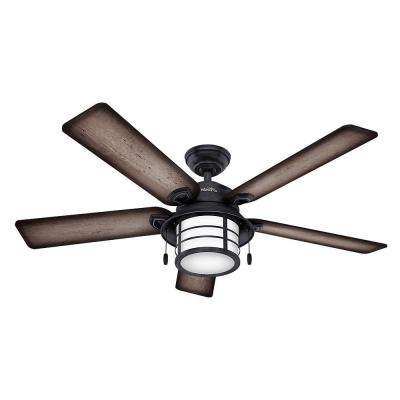 2018 Outdoor Ceiling Fans At Home Depot Throughout Hunter – Cfl – Outdoor – Ceiling Fans – Lighting – The Home Depot (View 12 of 15)