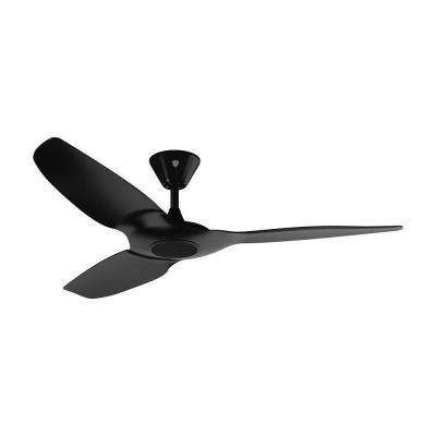 Black – Industrial – Flush Mount – Ceiling Fans – Lighting – The Inside Current Black Outdoor Ceiling Fans (View 10 of 15)